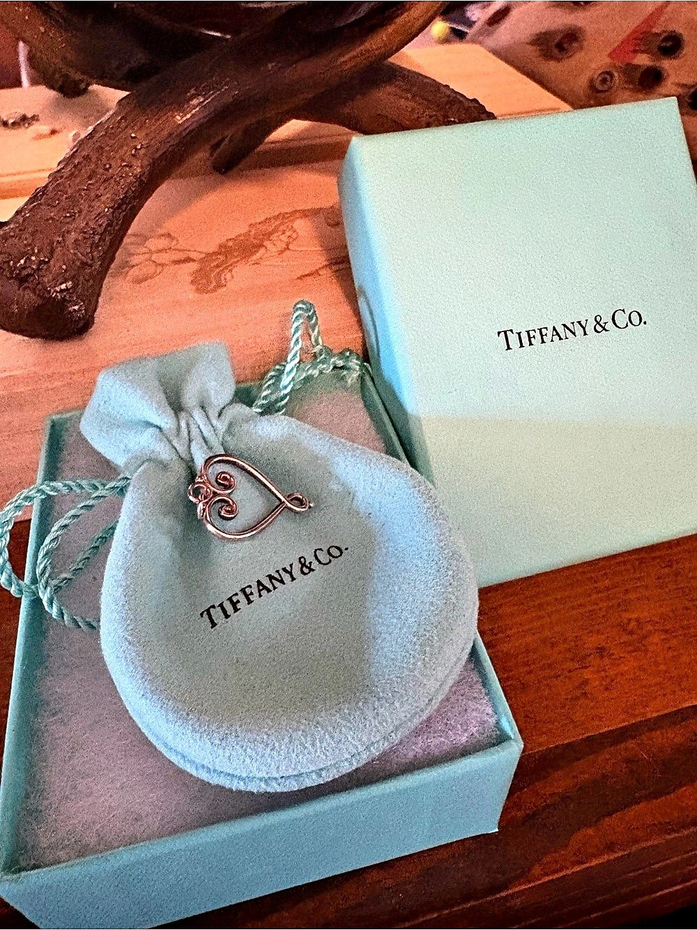 Tiffany & Co Sterling Silver Paloma Picasso Venezia Goldoni Heart Pendant
